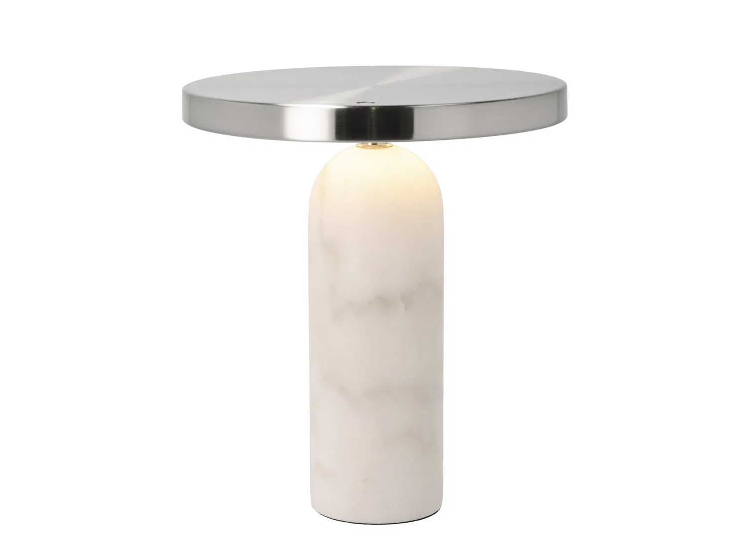 Bordlampe Vilja 22,5 x 25 cm Hvid Marmor
